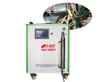hho flame for flat copper wire welding